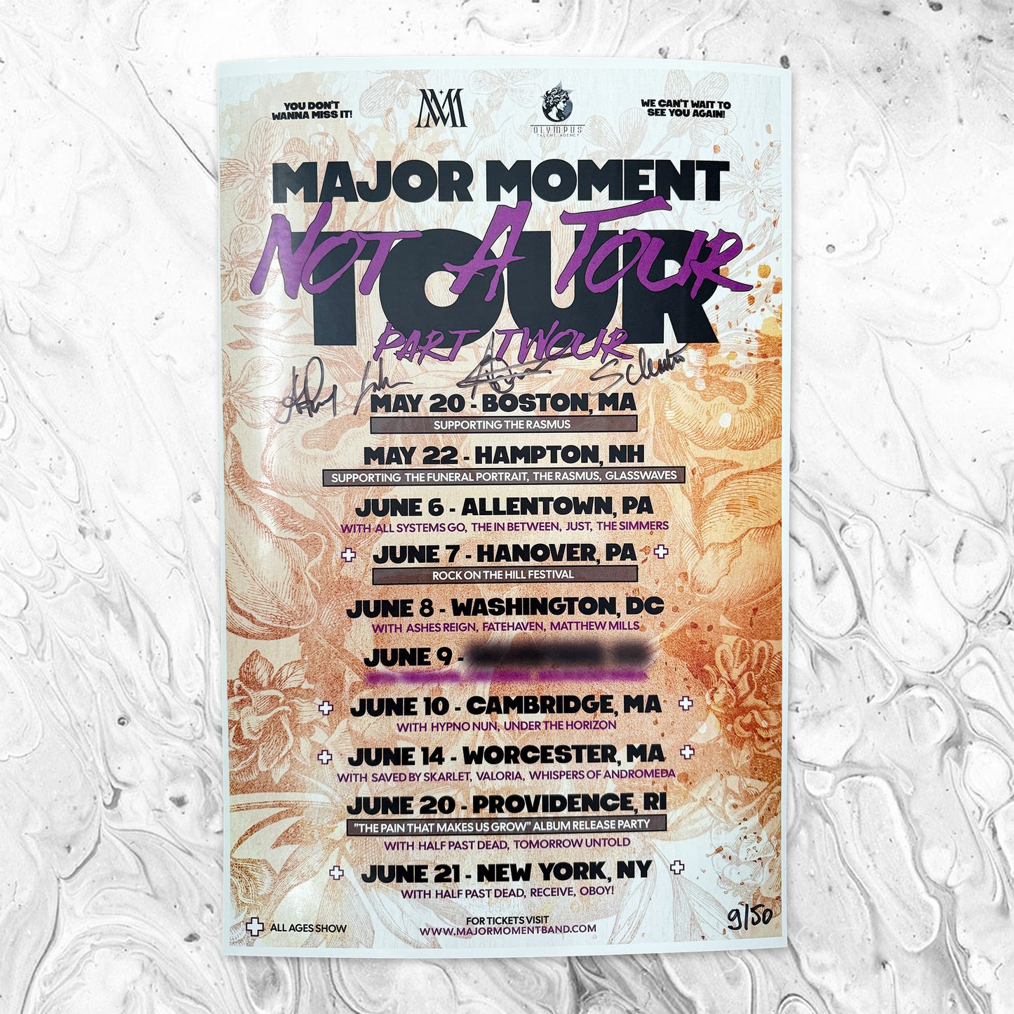 Not a Tour: Part Twour Poster (Signed!)